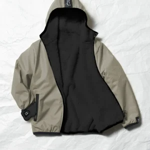 Giacca casual invernale antipioggia da bambino: Jess pelo nero