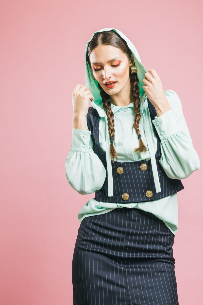 VS2CM0128-TE017 Verde Acqua – Camicie – VIVETTA - immagine 7