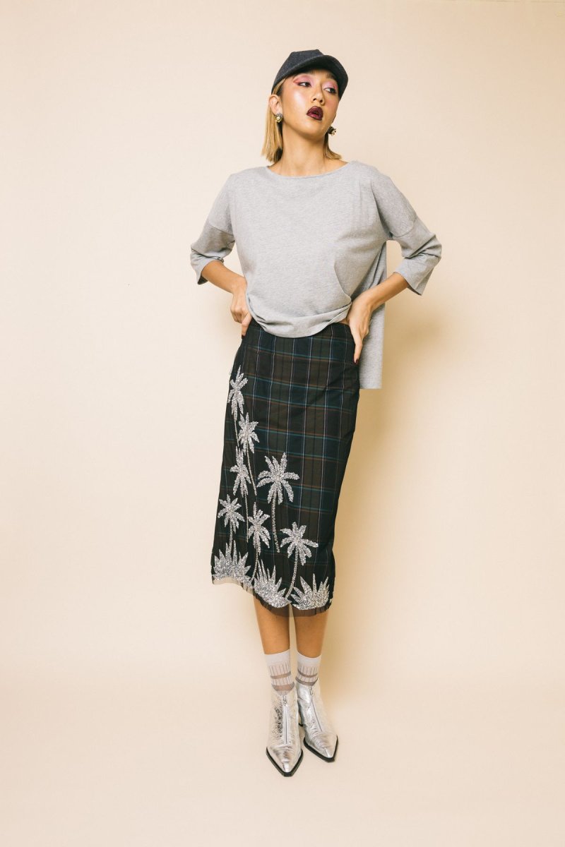 Greyhound check – Gonne – ESSENTIEL ANTWERP - immagine 8