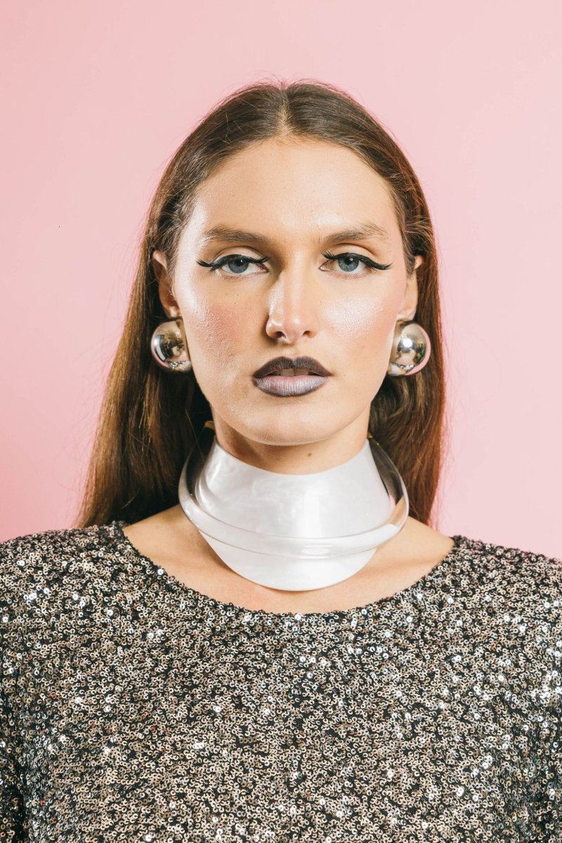 Maxi Sade Nero – Orecchini – Silvia Gnecchi - immagine 2