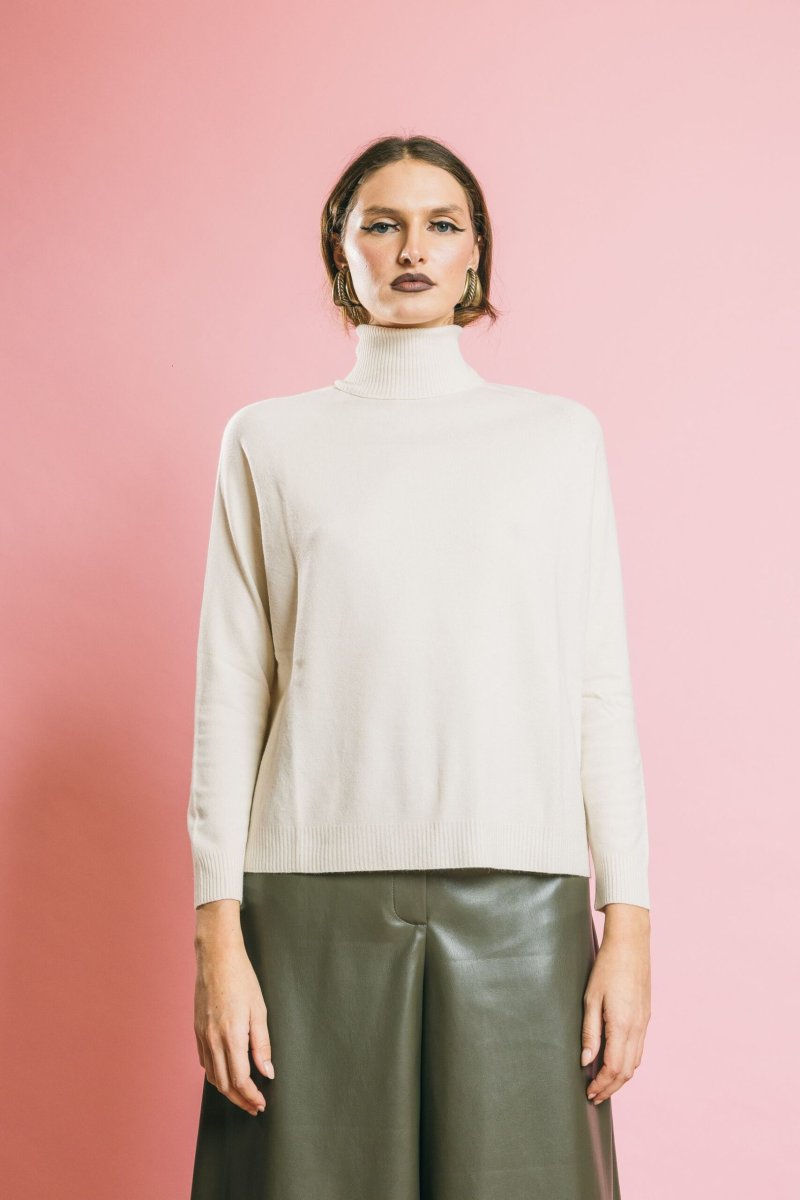 M3F0108 panna – Maglieria – SOLOTRE - immagine 3