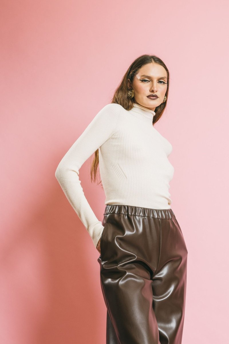 M3F0062 latte – Maglieria – SOLOTRE - immagine 3