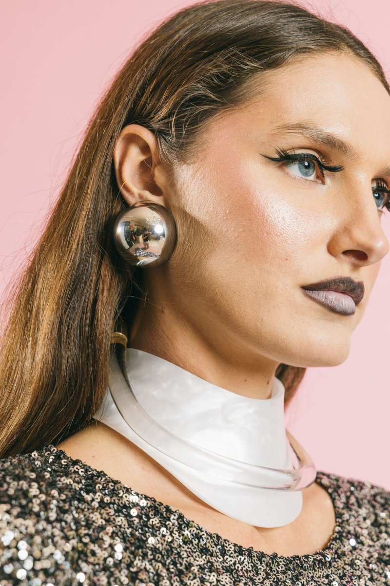 Maxi Sade Nero – Orecchini – Silvia Gnecchi - immagine 3