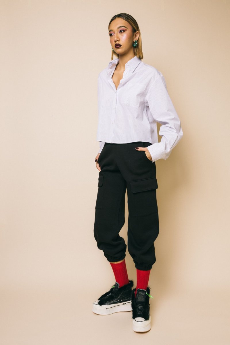 Vite nero – Pantaloni – DOUUOD - immagine 3