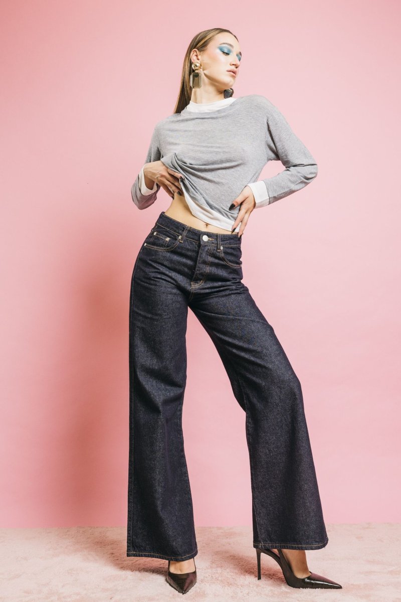 KA7068 Dark Indaco – Pantaloni – GLAMOROUS - immagine 9