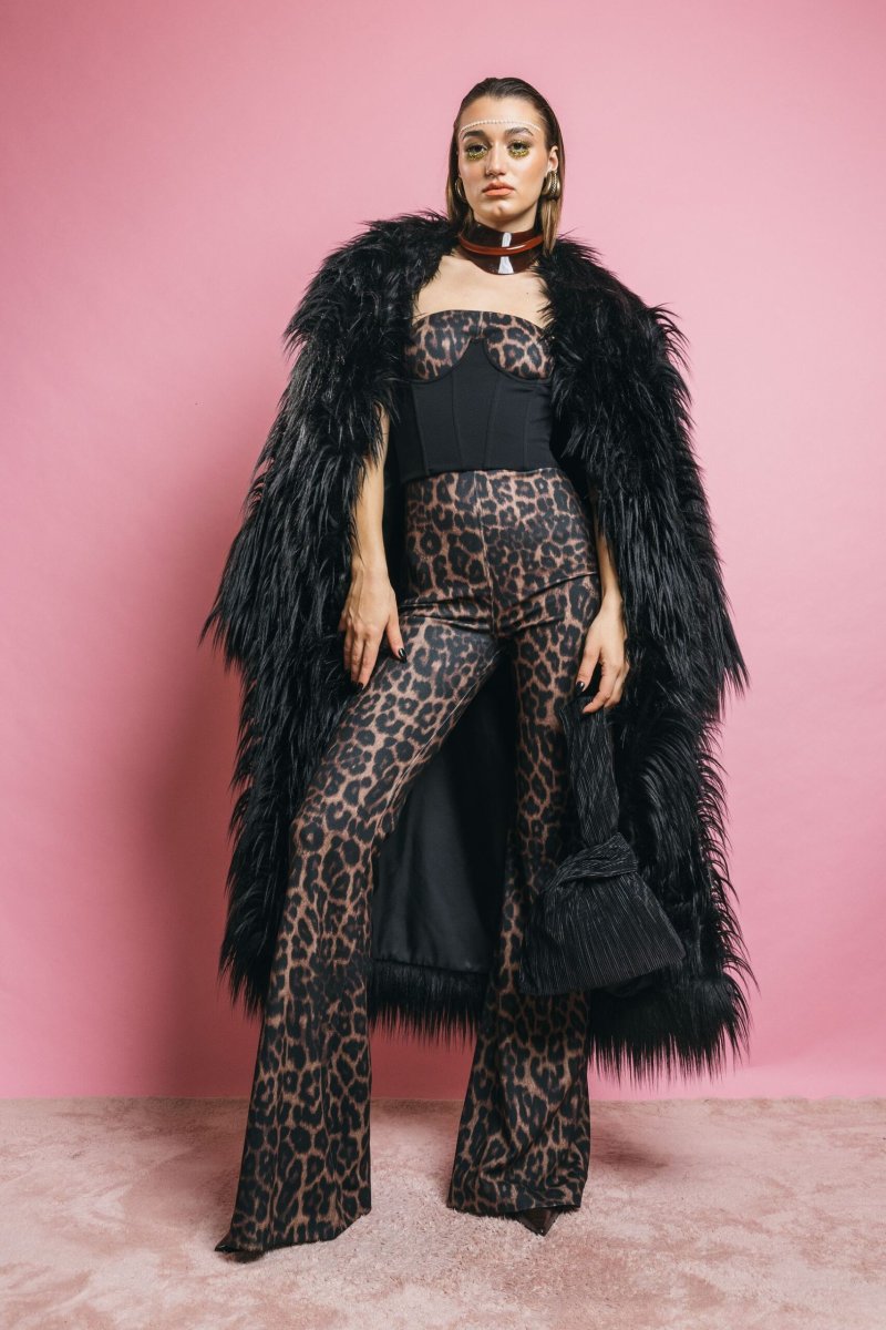 181259 Faux Fur Penny Black – Cappotti e Trench – ANIYE BY - immagine 5