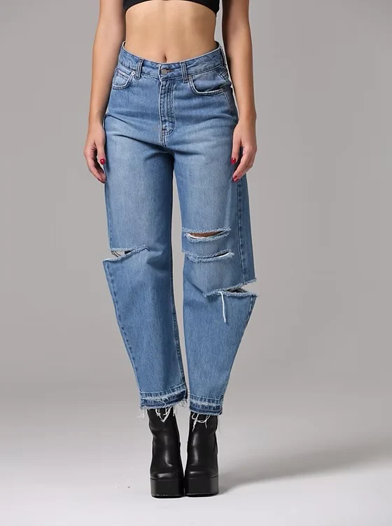 #Gisar Jeans Penny con tagli - immagine 3