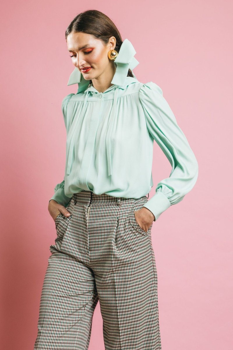 VS2CM0128-TE017 Verde Acqua – Camicie – VIVETTA