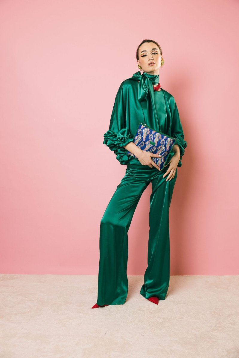 25007/330 smeraldo – Pantaloni – FELY CAMPO - immagine 8