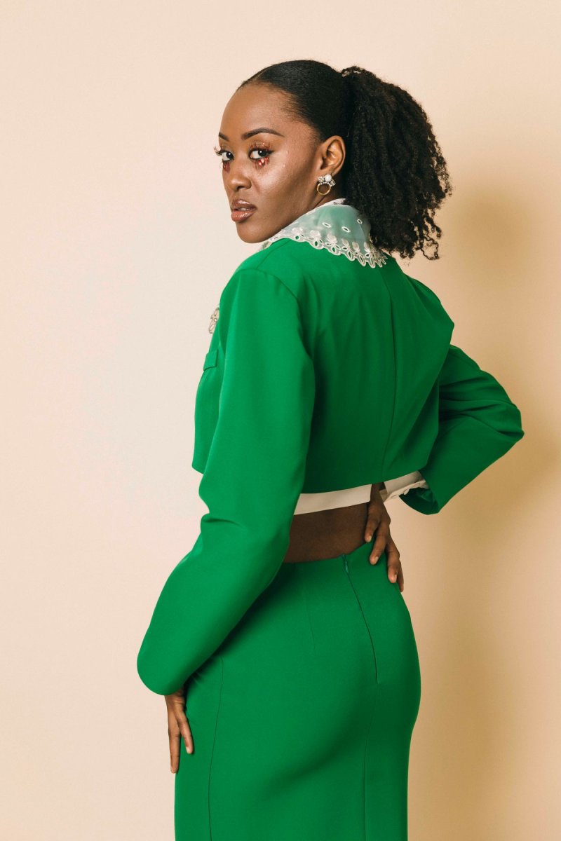 KI2344 verde – Giacche – KOSTUMN°1 - immagine 5