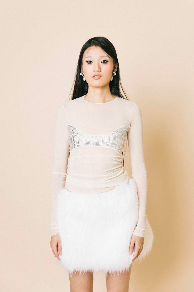 181621 T-Shirt nancy Latte – Maglieria – ANIYE BY - immagine 3