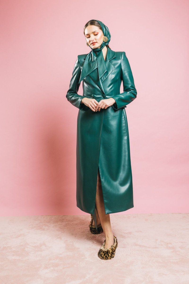 KI2545 Verde – Cappotti e Trench – KOSTUMN°1 - immagine 9