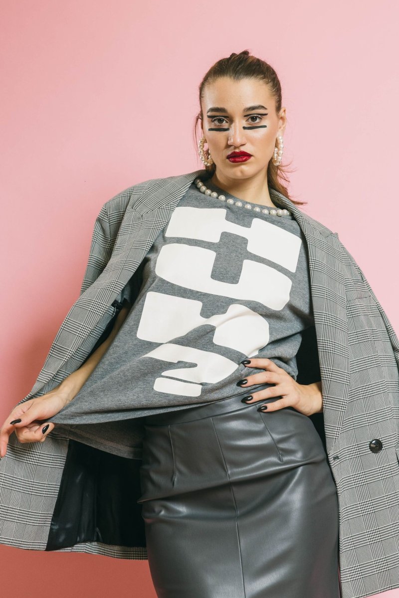 Isos Beads Shirt Grey – Maglieria – ESSENTIEL ANTWERP - immagine 6