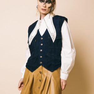 Evy denim – Gilet – Frnch Paris