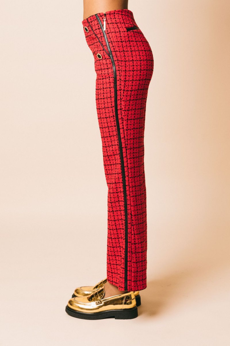 Pa010-01 red – Pantaloni – SIMONA CORSELLINI - immagine 5