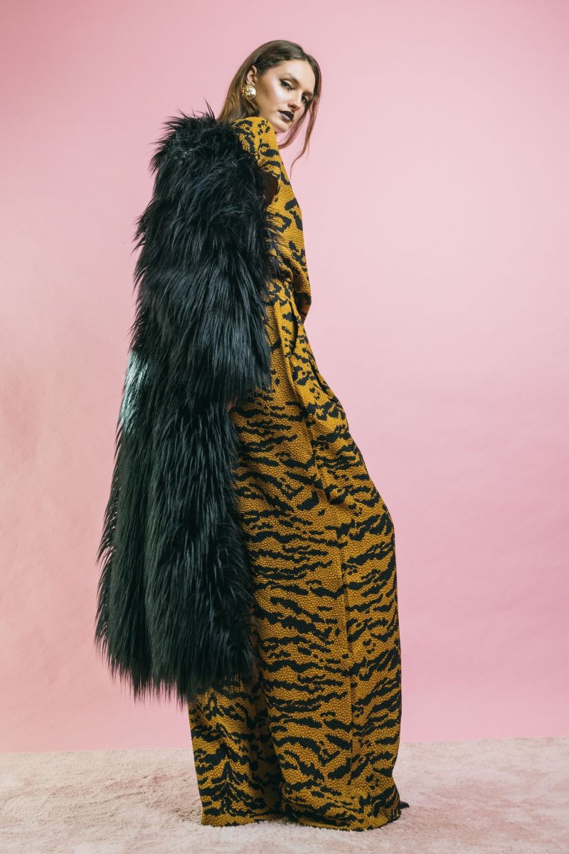 181259 Faux Fur Penny Black – Cappotti e Trench – ANIYE BY