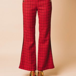 Pa010-01 red – Pantaloni – SIMONA CORSELLINI