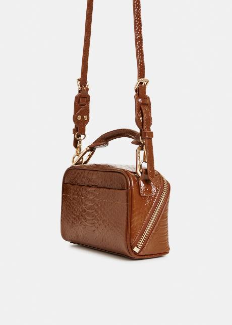 Jussi Leather Mini Bobbi Bag Chocolate – Borse – ESSENTIEL ANTWERP - immagine 6