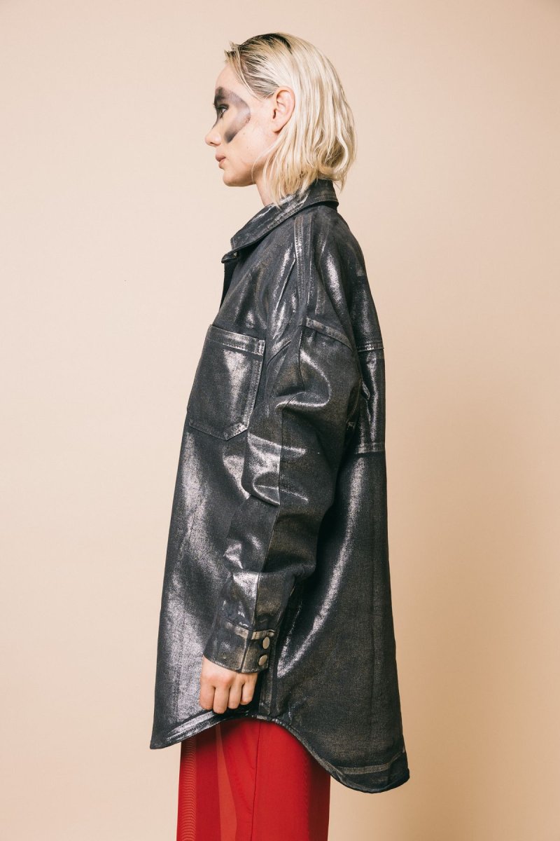 XC0409 black silver – Camicie – GLAMOROUS - immagine 4