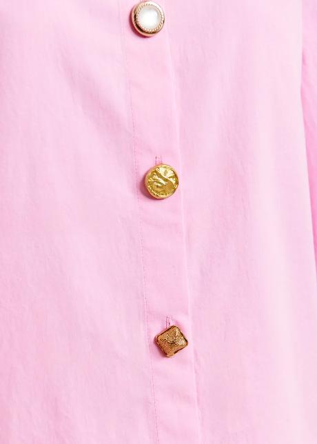 Jomato Pointy Collar Shirt Pink – Camicie – ESSENTIEL ANTWERP - immagine 6