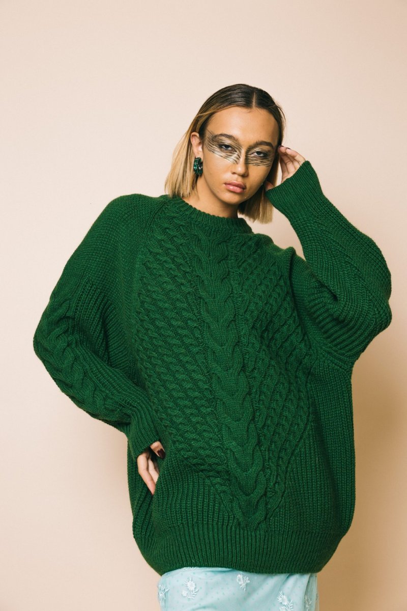 Grive cable knitted pull – Maglieria – ESSENTIEL ANTWERP - immagine 2