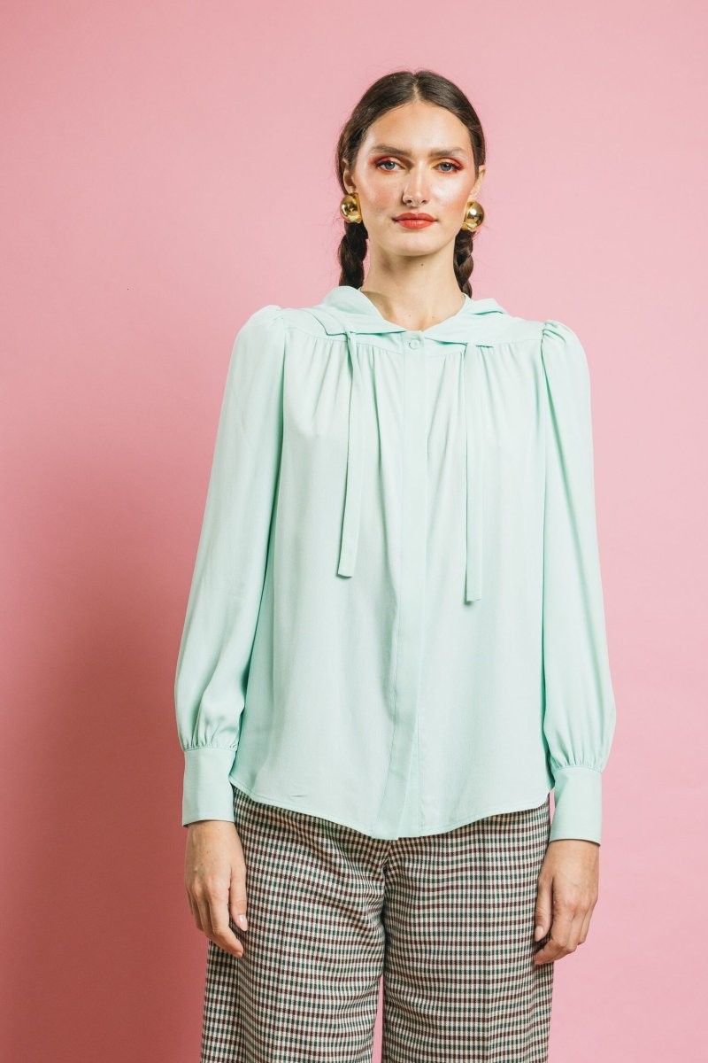 VS2CM0128-TE017 Verde Acqua – Camicie – VIVETTA - immagine 4