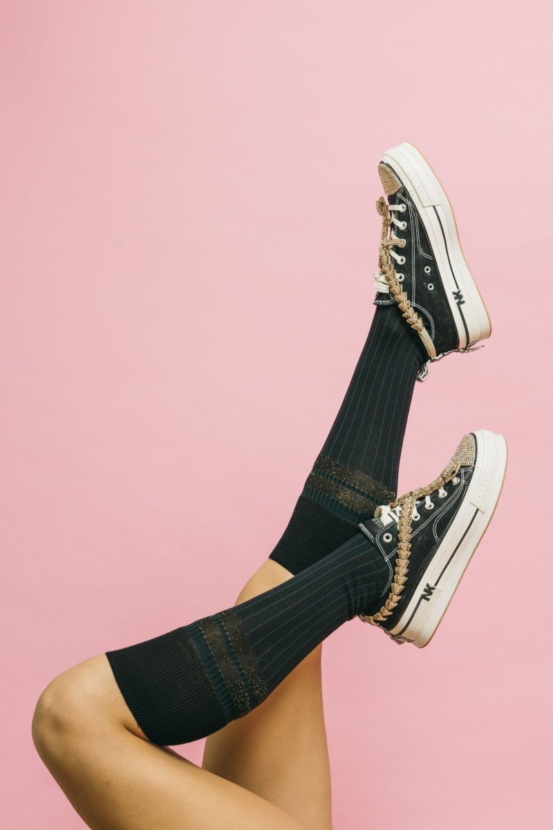 DSA-11A1 black – Scarpe – NAN-KU COUTURE - immagine 4