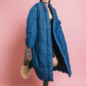 452JI90Puffy Coat Blue – Cappotti e Trench – Cycle