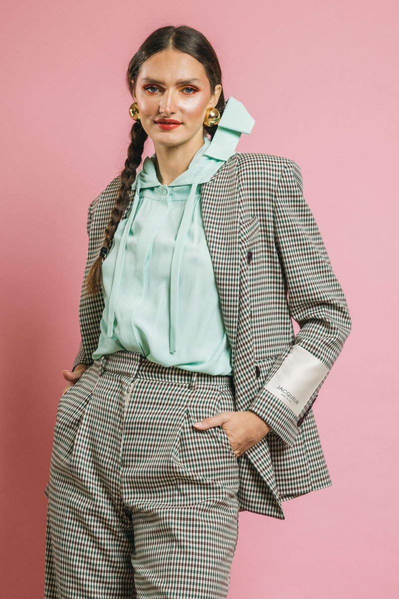 VS2CM0128-TE017 Verde Acqua – Camicie – VIVETTA - immagine 3