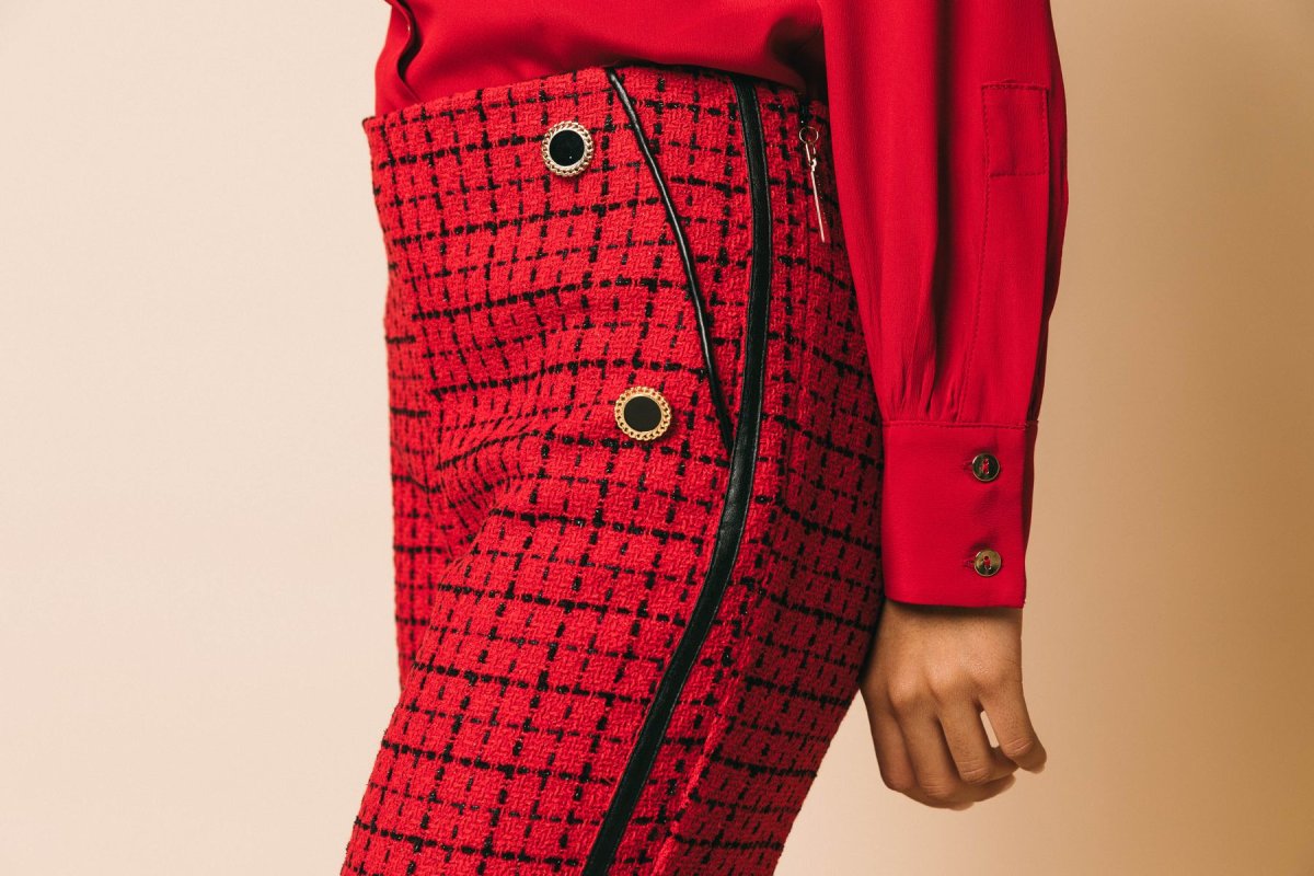Pa010-01 red – Pantaloni – SIMONA CORSELLINI - immagine 6
