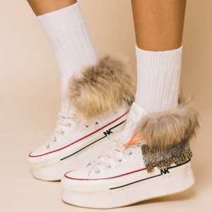 DFB-04 white – Scarpe – NAN-KU COUTURE