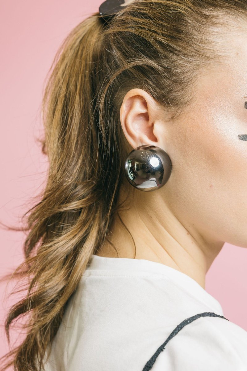 Maxi Sade Nero – Orecchini – Silvia Gnecchi - immagine 5