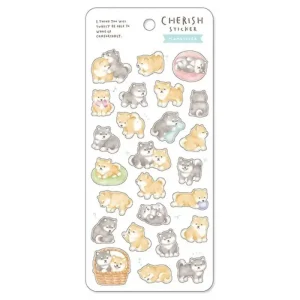 Adesivi giapponesi Kawaii Mameshiba