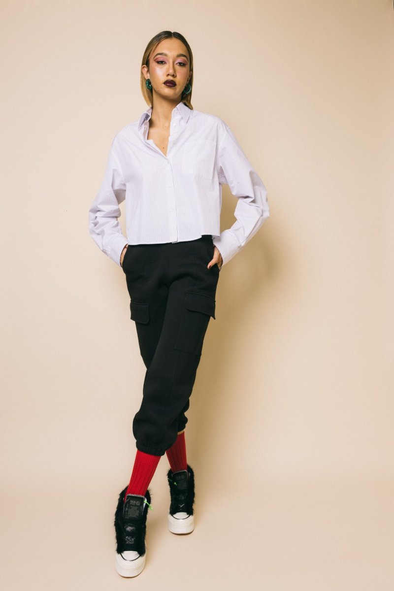 Vite nero – Pantaloni – DOUUOD - immagine 7