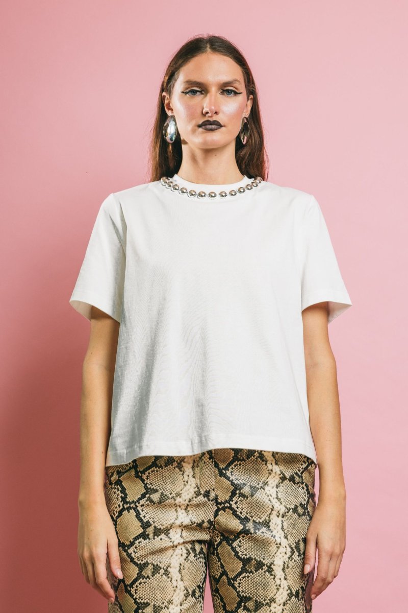 Intenso Silver Ball White – Maglieria – ESSENTIEL ANTWERP - immagine 3