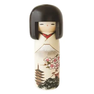 Bambola Kokeshi del Monte Fuji