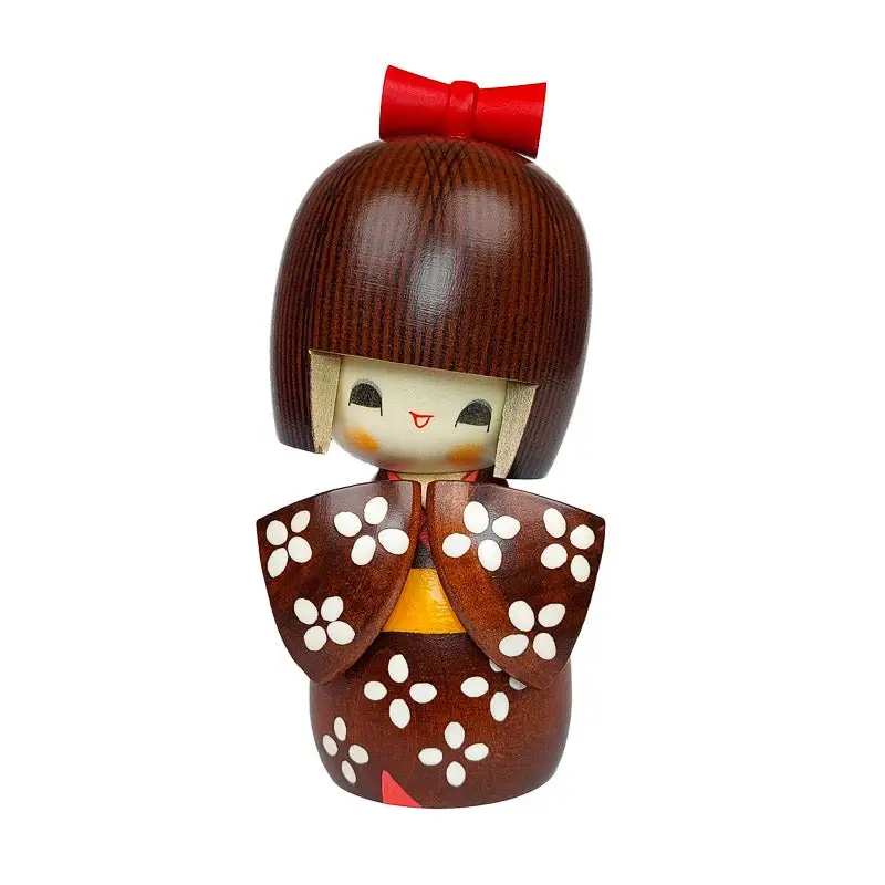 Bambola Kokeshi Kosode - immagine 2