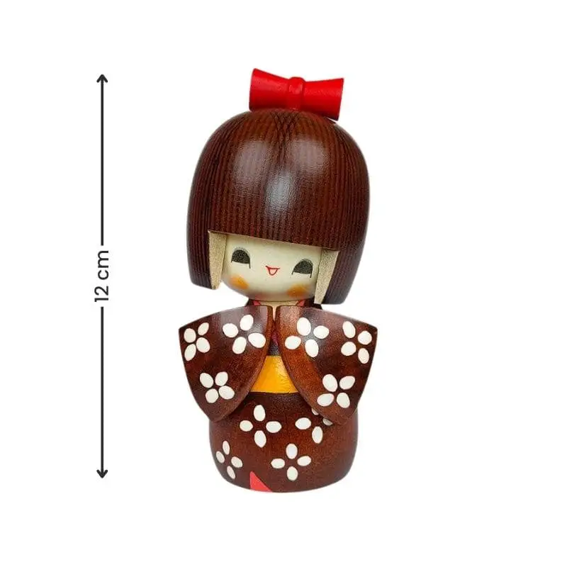 Bambola Kokeshi Kosode - immagine 4