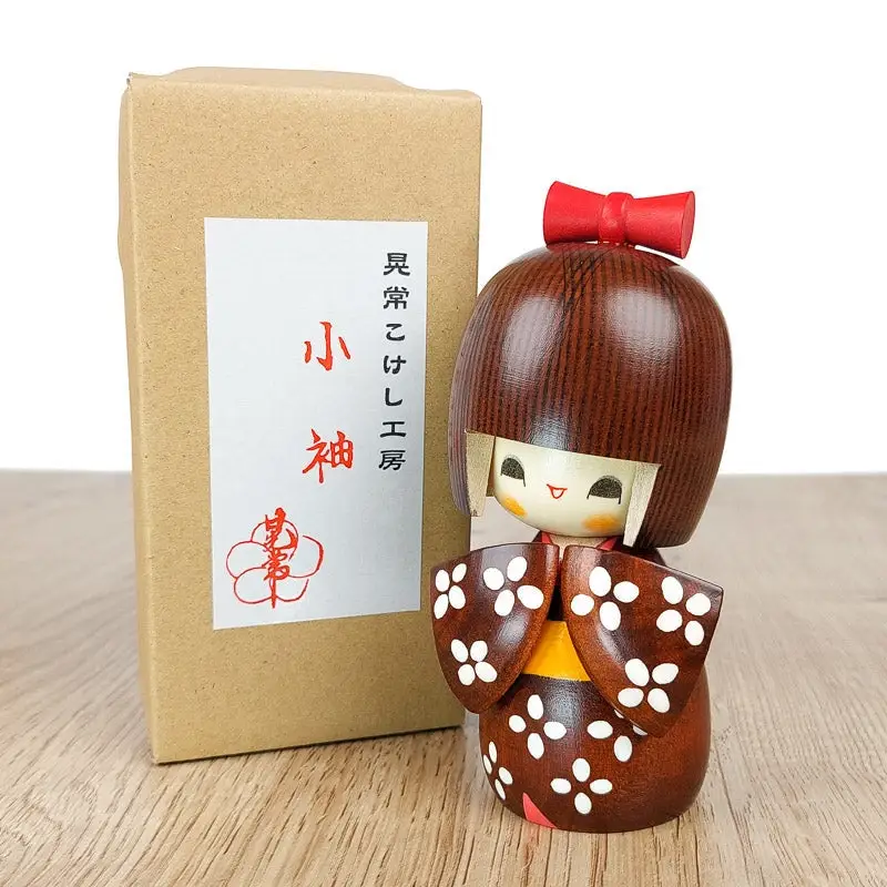 Bambola Kokeshi Kosode - immagine 3