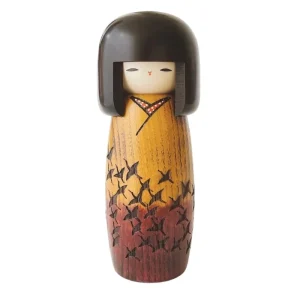 Bambola Kokeshi Tsuru No Mai