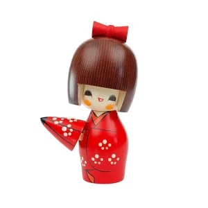 Bambola ombrello Kokeshi