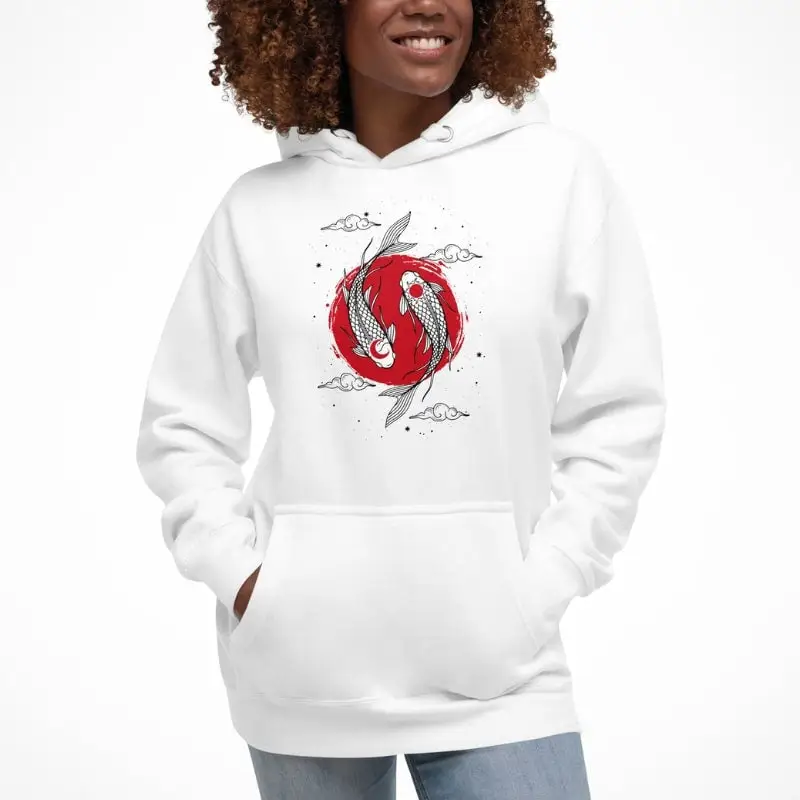 Felpa Giapponese - Duo Carpa Koi - immagine 4