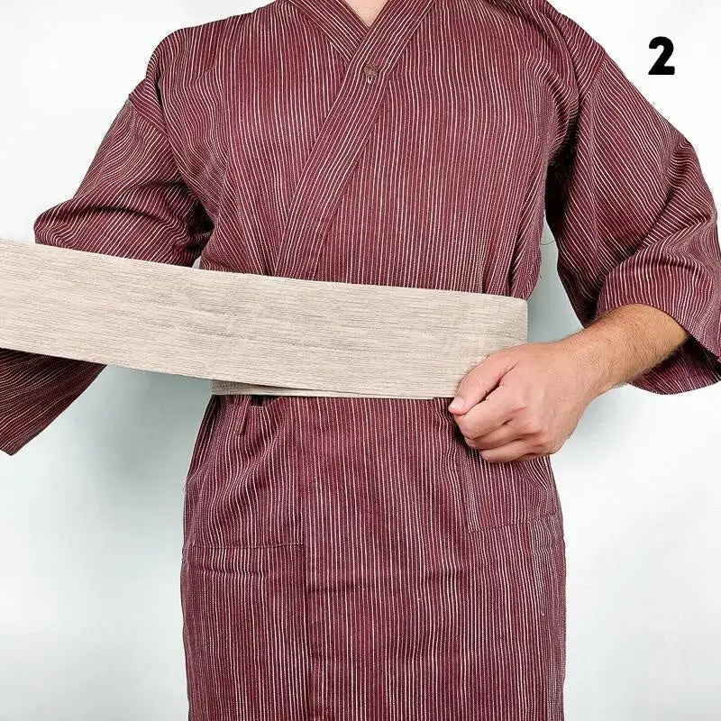 Cintura Obi Da Uomo - Beiju - immagine 5