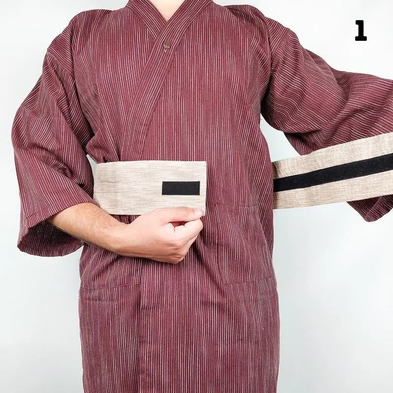 Cintura Obi Da Uomo - Beiju - immagine 4