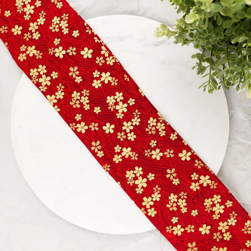 Cintura Obi Rossa - Sakura - immagine 4