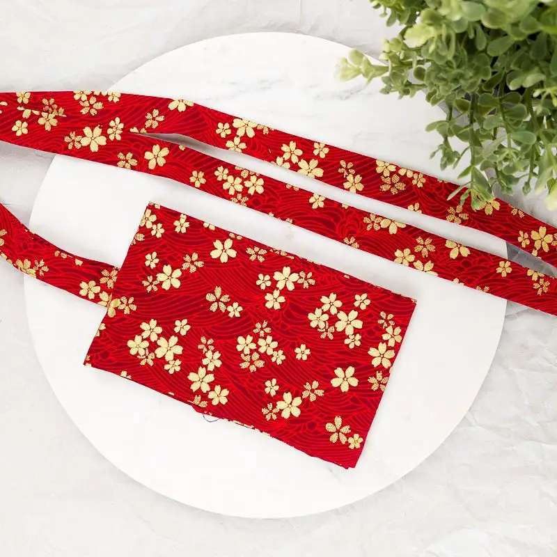 Cintura Obi Rossa - Sakura - immagine 3