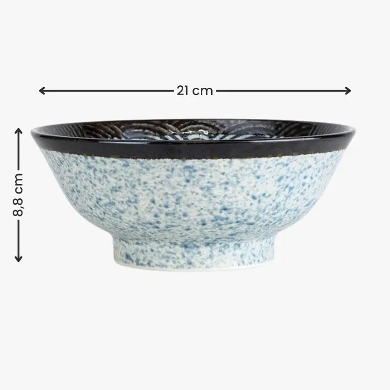 Ciotole in Ceramica Giapponesi Donburi - Nami - immagine 6