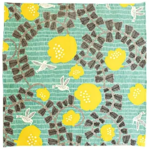 Colibrì verdi Furoshiki - 70x70 cm