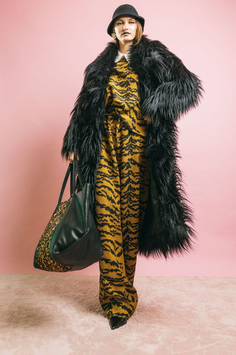 181259 Faux Fur Penny Black – Cappotti e Trench – ANIYE BY - immagine 9