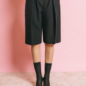 PA017-01 Nero – Pantaloncini – SIMONA CORSELLINI